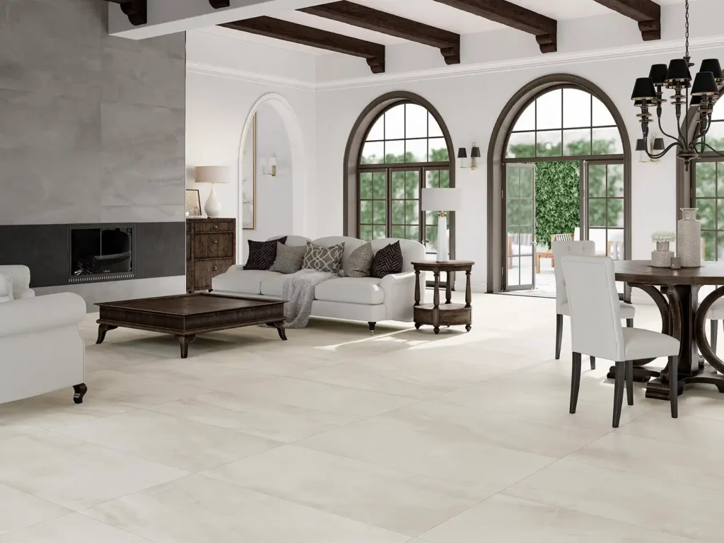 DURANGO-BEIGE-PORCELAINE-TILE-LIVINGROOM